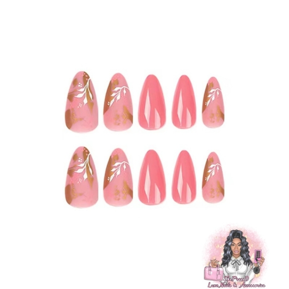 Botanical Nail Set💅🏾 Perfect for everyday wear❤️🤗 - Picture 2 of 5